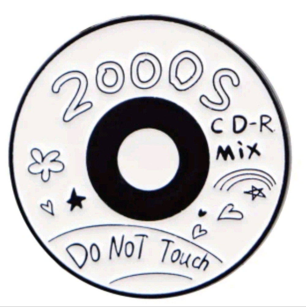 2000s CD-R Mix Graphic Sticker